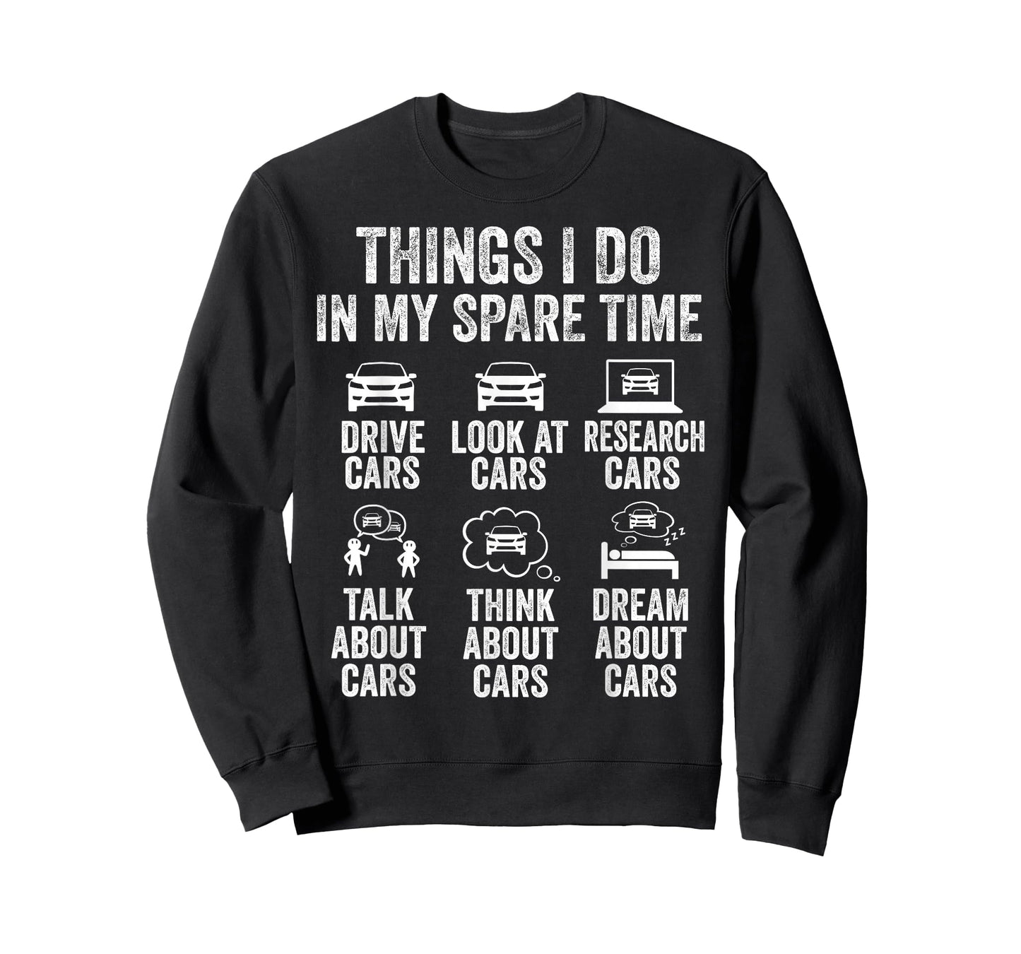 Things I Do in My Spare Time Funny Car Guy Mechanic Garage T-Shirt