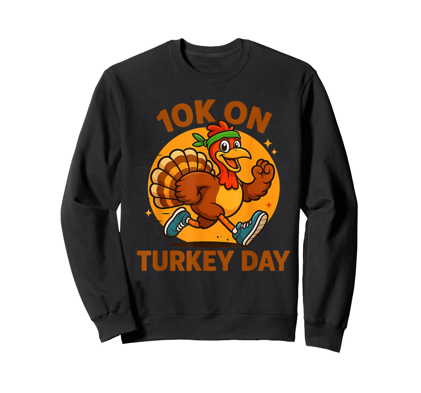 Funny 10K on Turkey Day Thanksgiving Runner Trot Squad T-Shirt