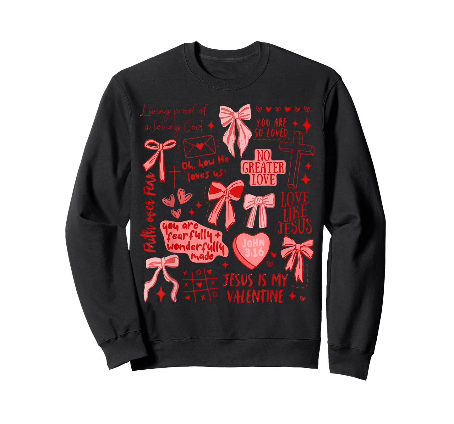 Christian Jesus is My Valentine Day Religious Heart Women T-Shirt