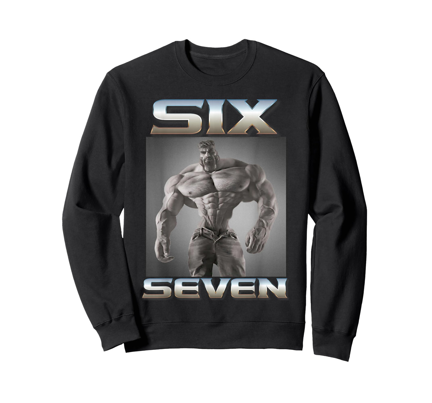 67 Meme Giga Chad Six Seven Alpha Slang 6 7 Meme Kid Student T-Shirt