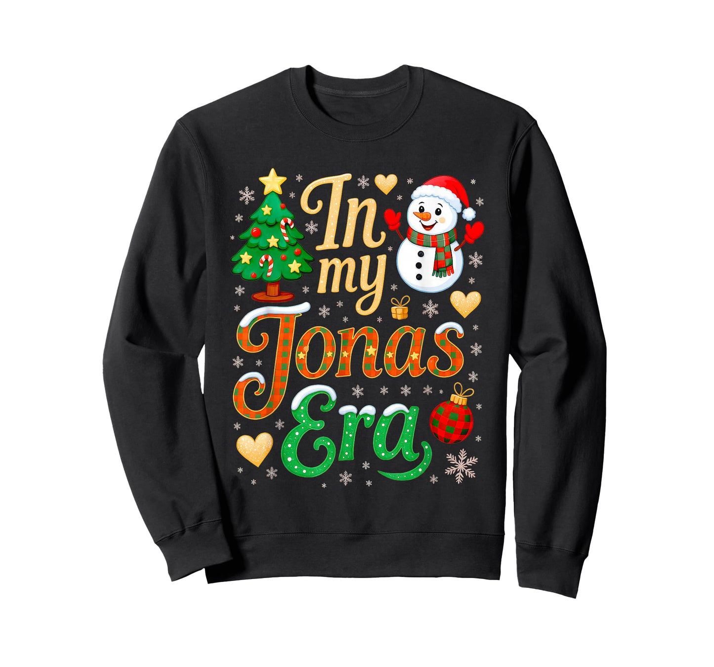 in My Jonas Era Funny Jonas Heart Christmas Shirt Men Women T-Shirt