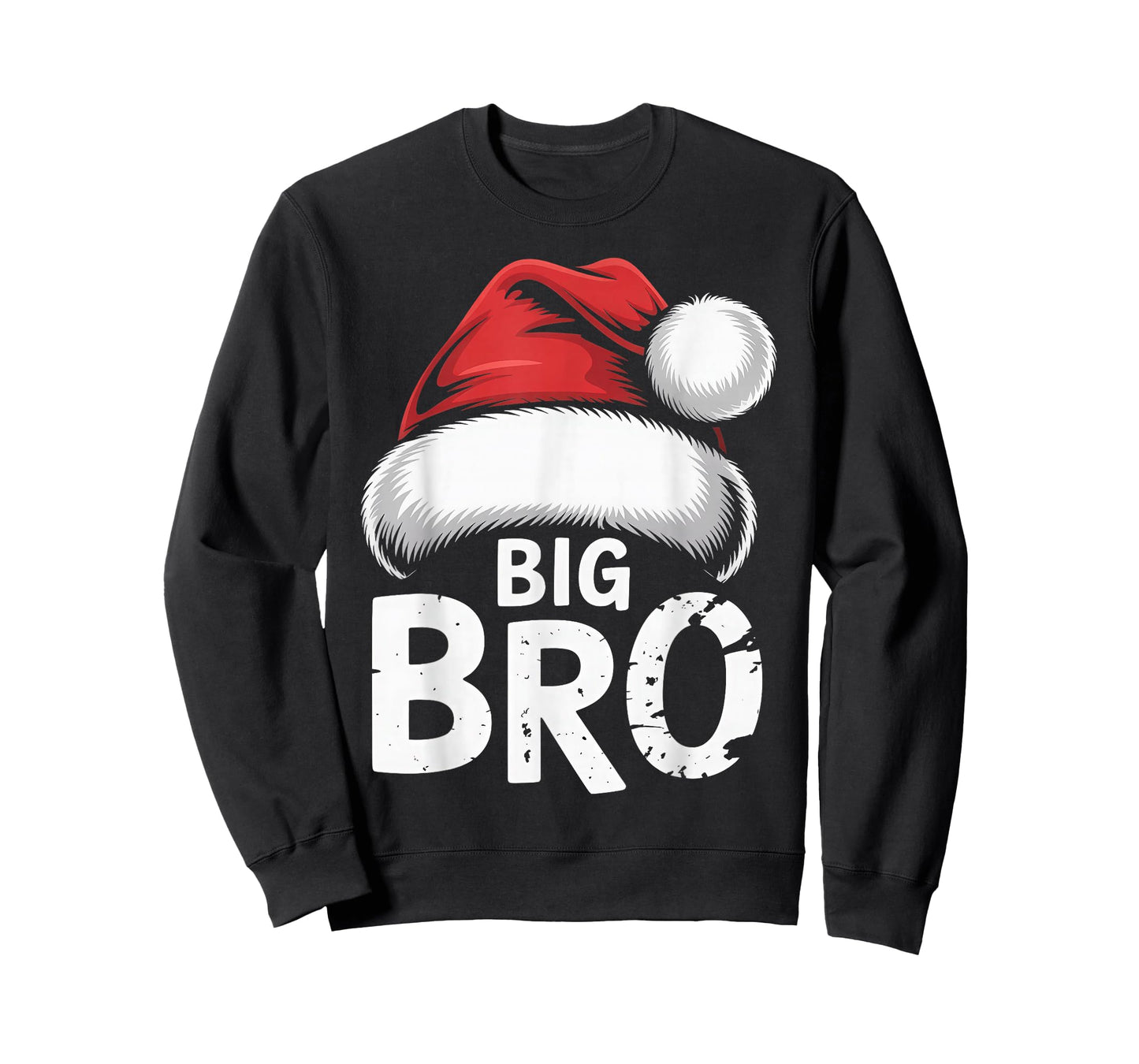 Brother Big Christmas Santa Family Matching Pajamas T-Shirt