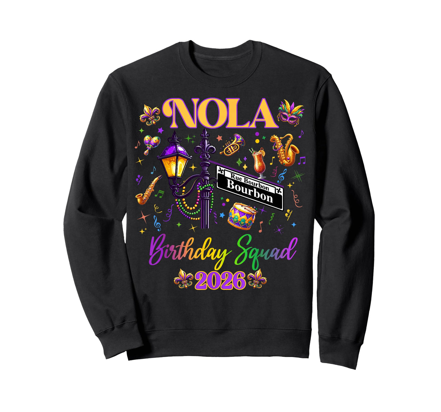 New Orleans Nola 2026 Girls' Birthday Bachelorette T-Shirt