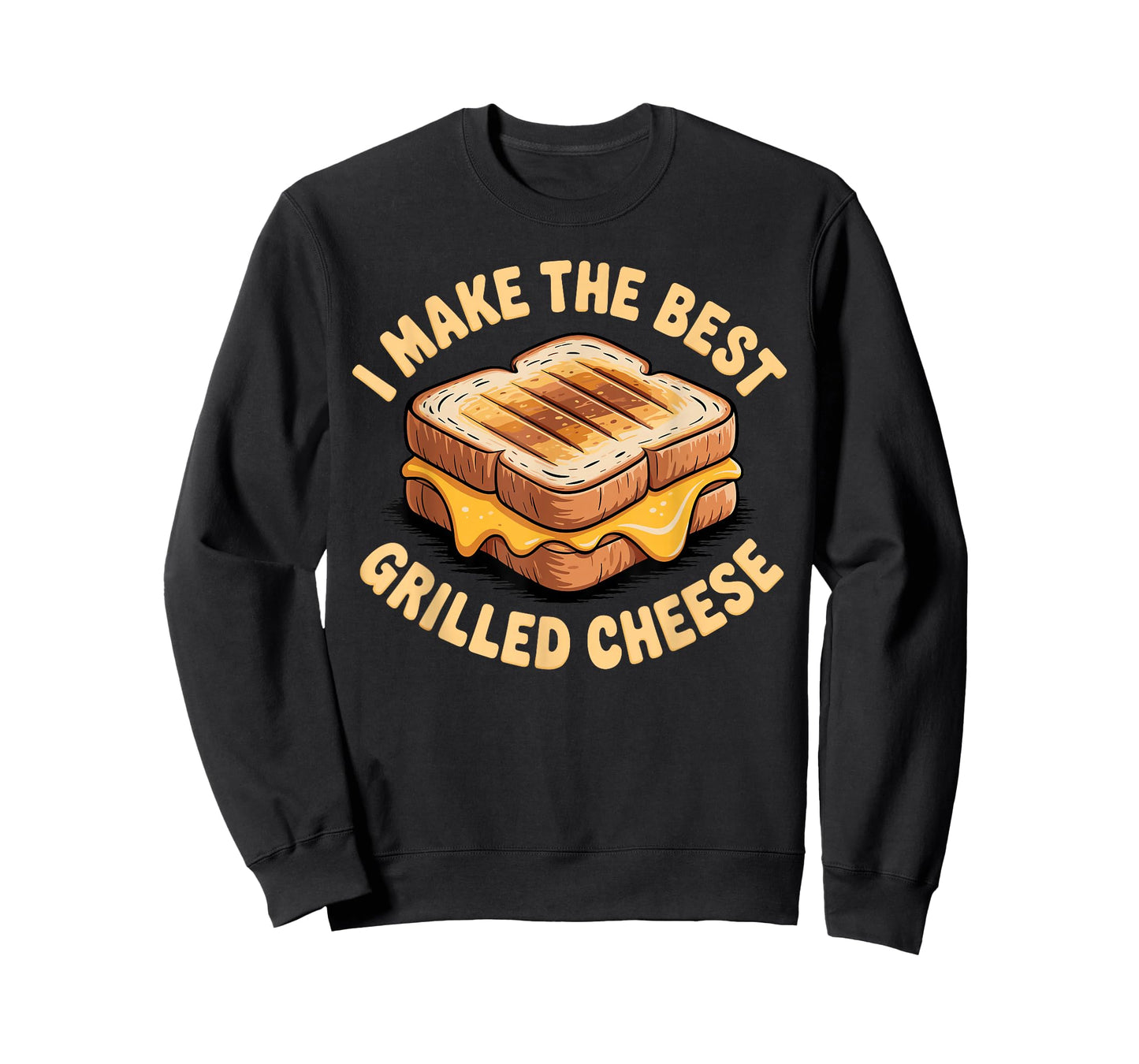 Funny Grilled Cheese Art for Men Women I Love Grilled Cheese T-Shirt