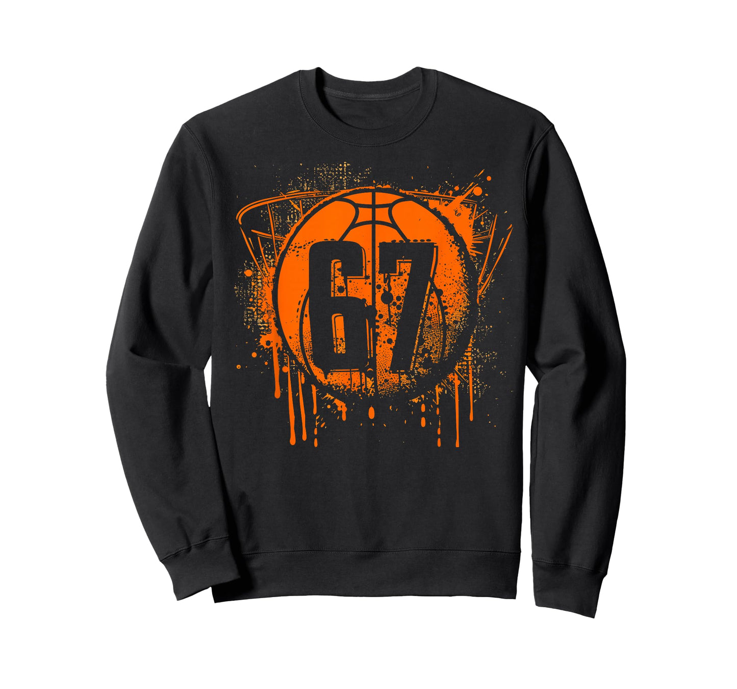 Basketball 67 Six Seven Alpha Slang 6 7 Meme Kids Teachers T-Shirt