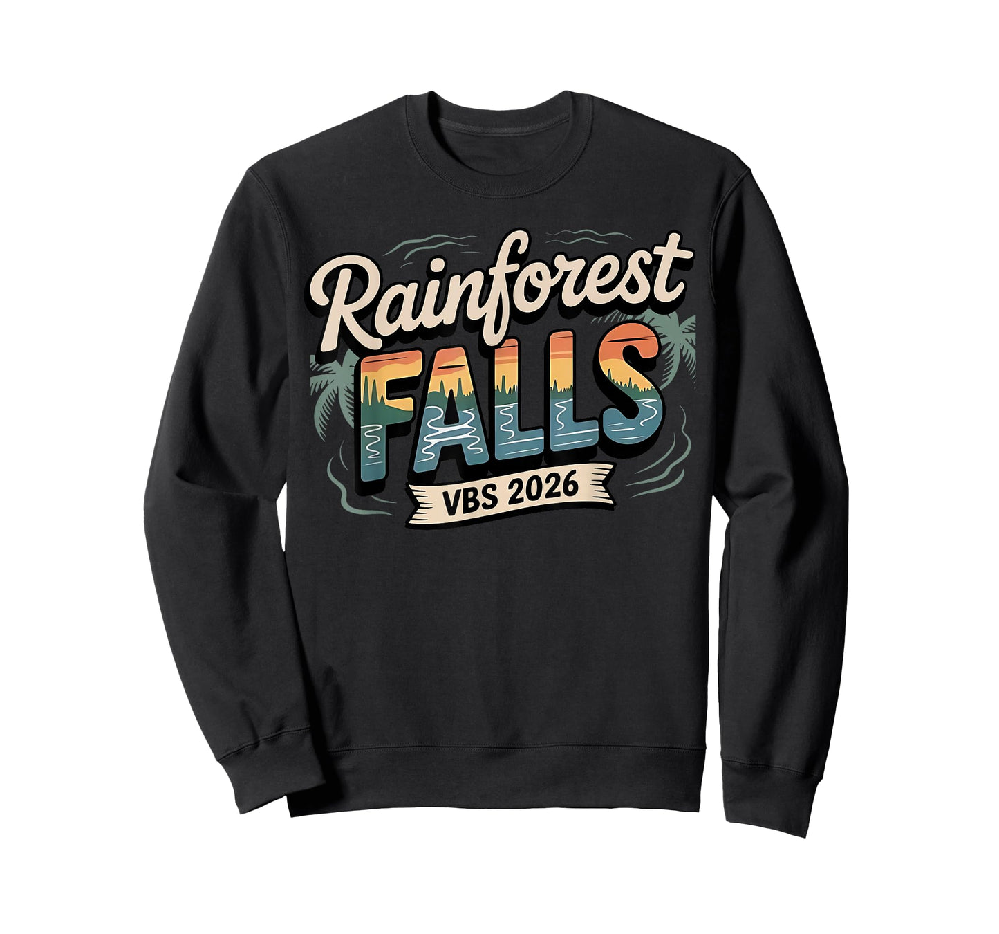 Rainforest Falls VBS 2026 Vacation Bible School Christian T-Shirt