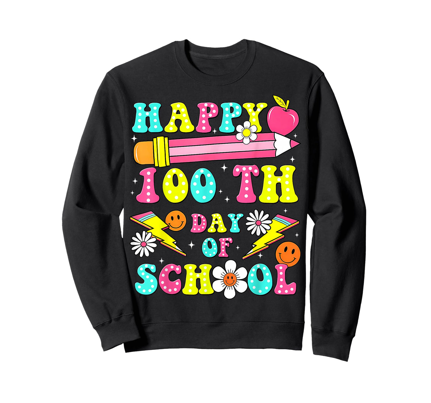 Happy 100th Day of School 100 Days of School Teacher Student T-Shirt