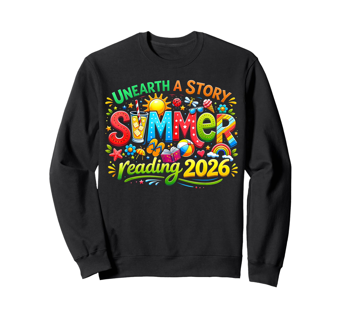 Unearth a Story Summer 2026 Summer Reading Program Book T-Shirt