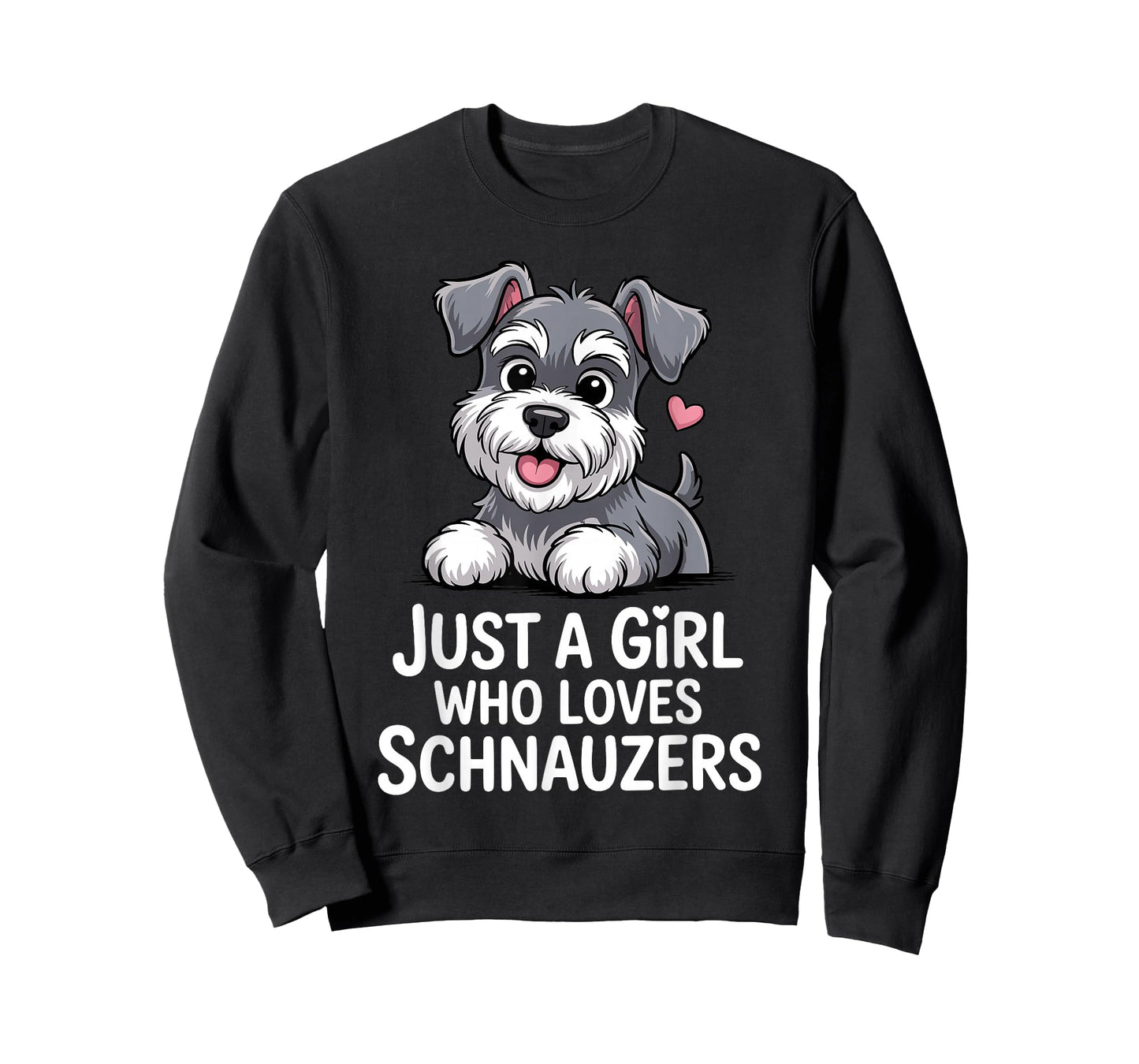 Best Schnauzer Art for Women Girls Kids Mini Schnauzer Lover T-Shirt