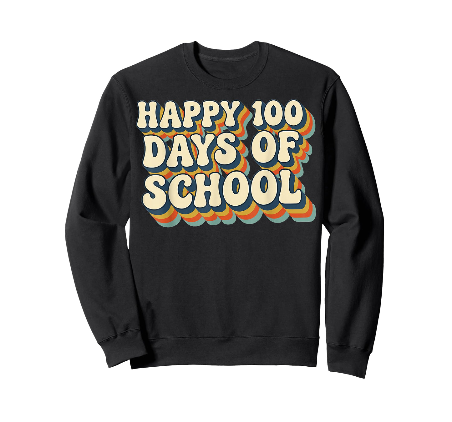 100 Days of School Retro Sunset Teacher and Student T-Shirt