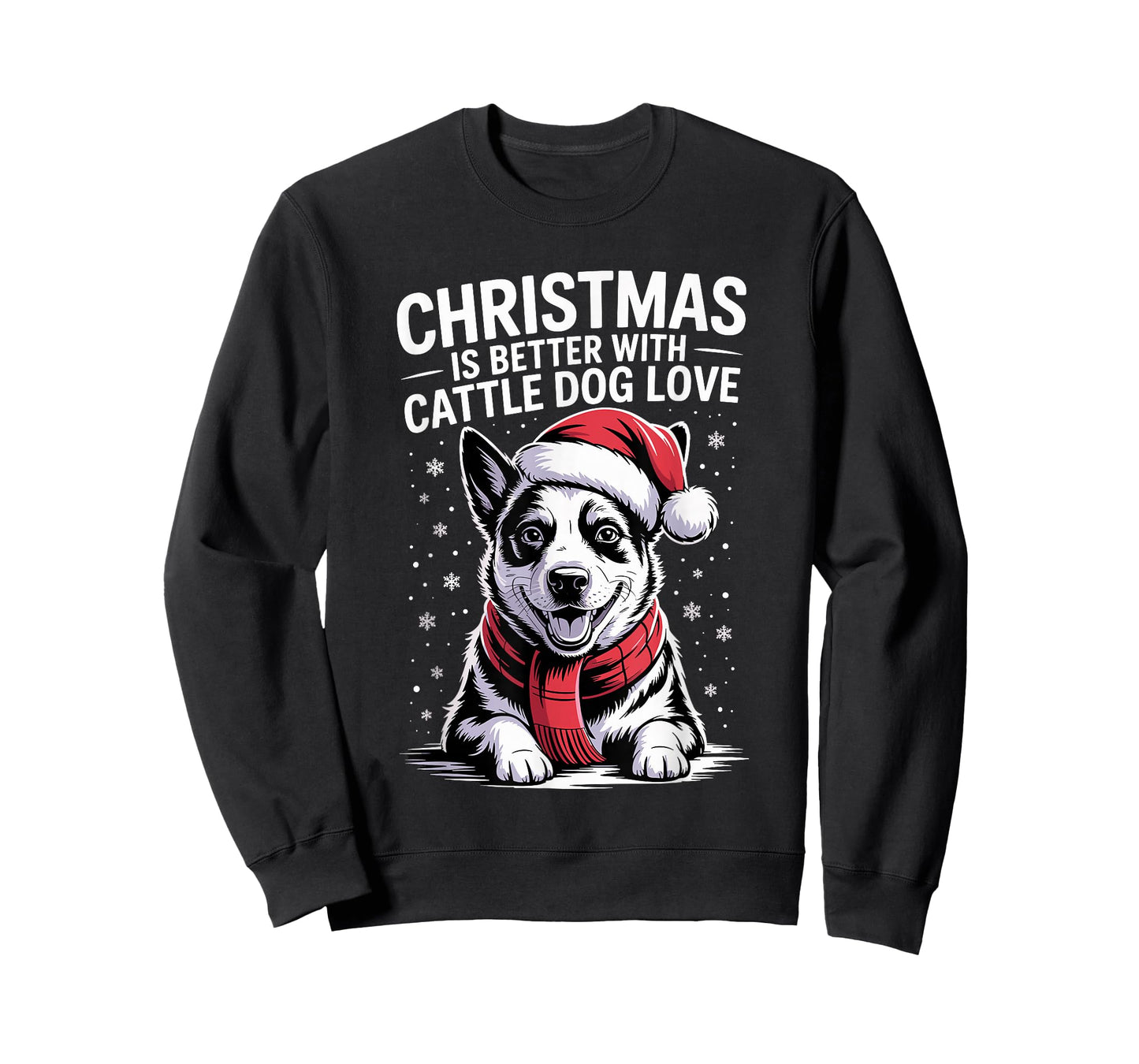Funny Christmas is Better with Australian Cattle Dog Love T-Shirt
