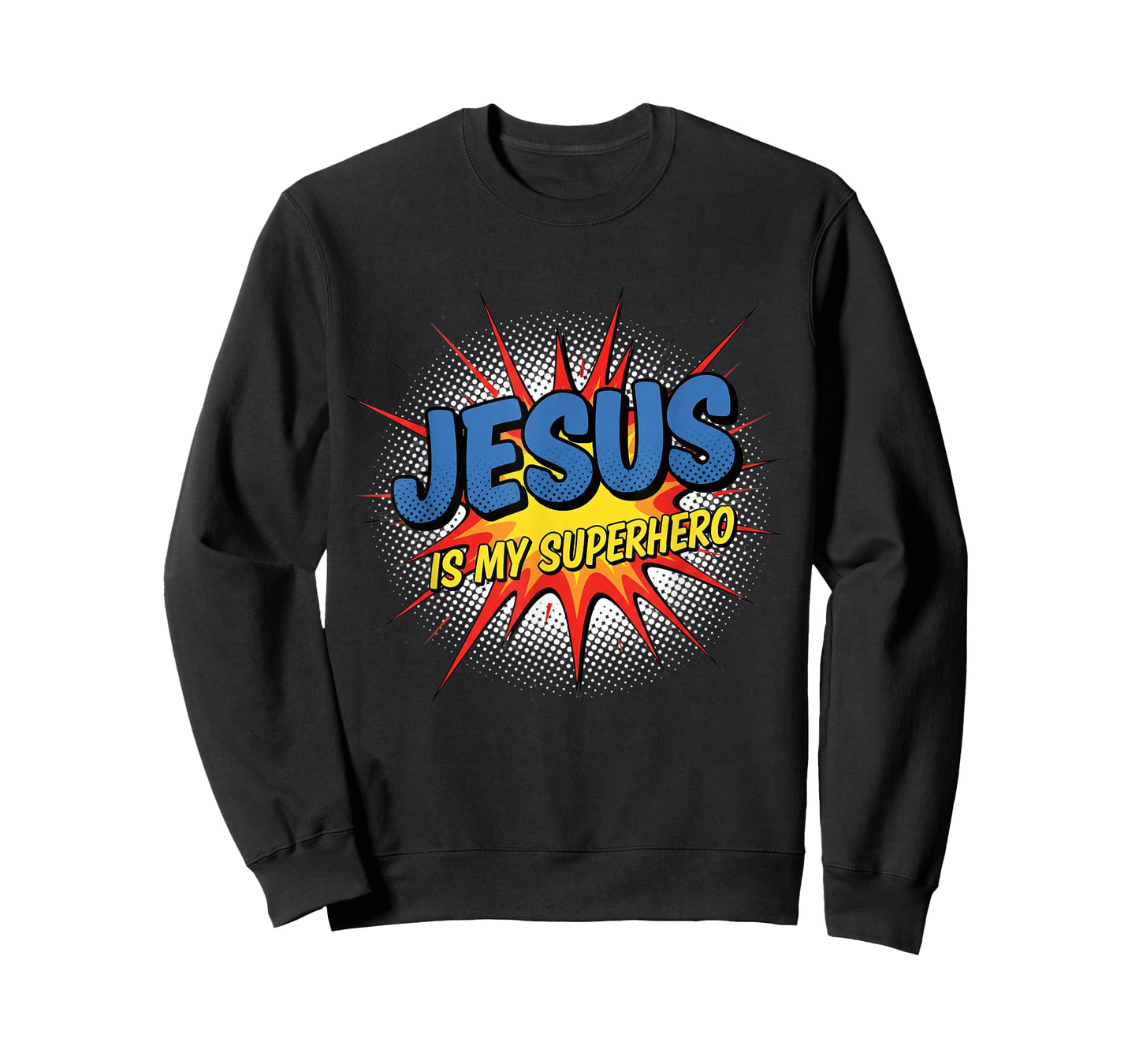 Christian Jesus is My Superhero Comic Pop Art T-Shirt