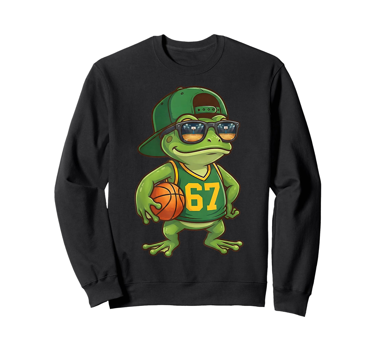 Frog Basketball 67 Gen Alpha Slang Sports Men Boys Kids T-Shirt