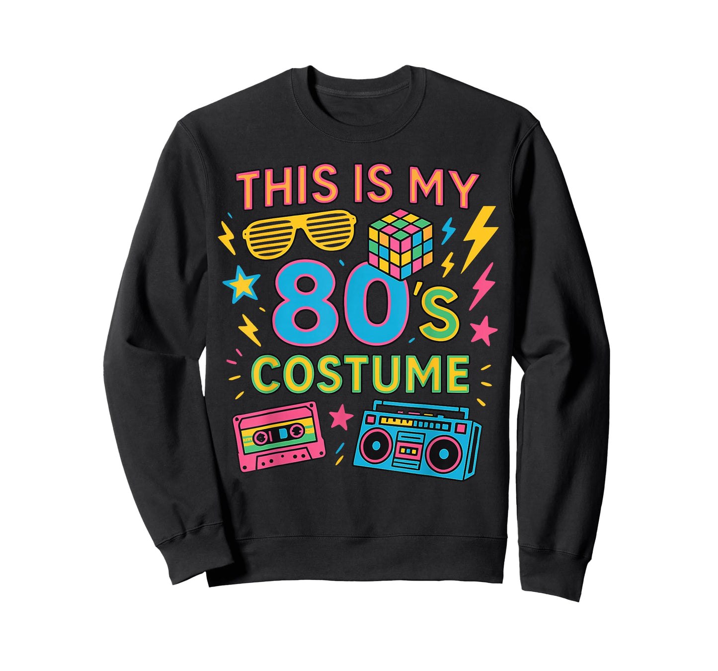 This is My 80s Costume 80's Party for Women Man T-Shirt