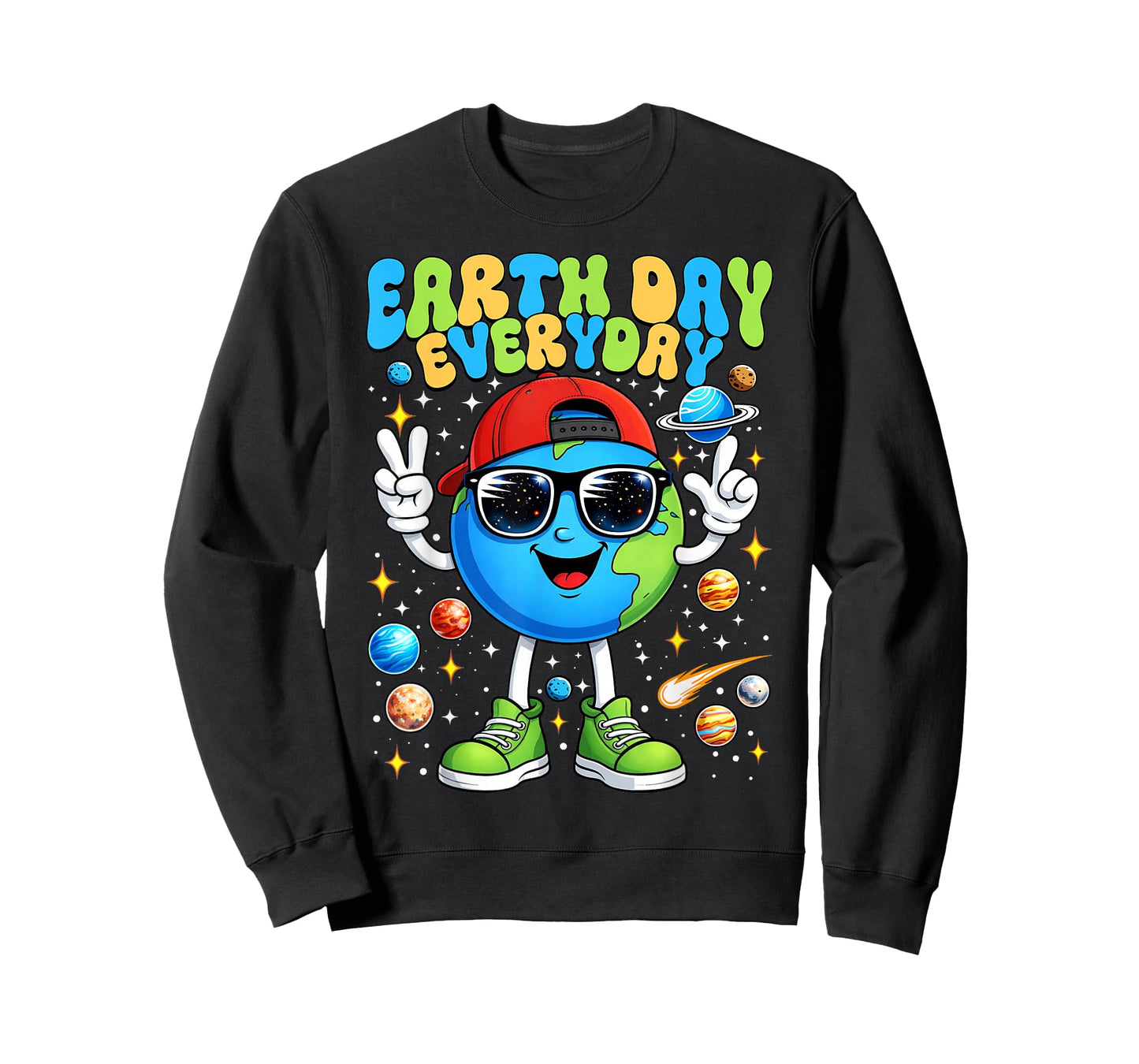 Happy Earth Day 2026 Save The Planet Earth Day Everyday Kids T-Shirt