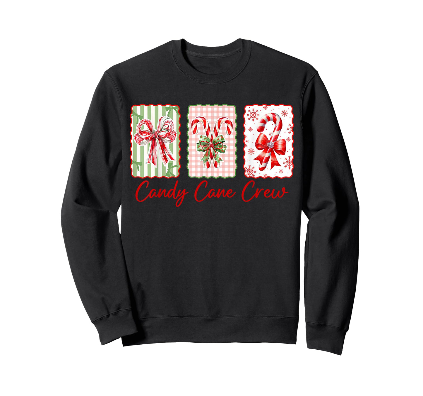 Candy Cane Crew Christmas Xmas Love Candy Girls Kids T-Shirt