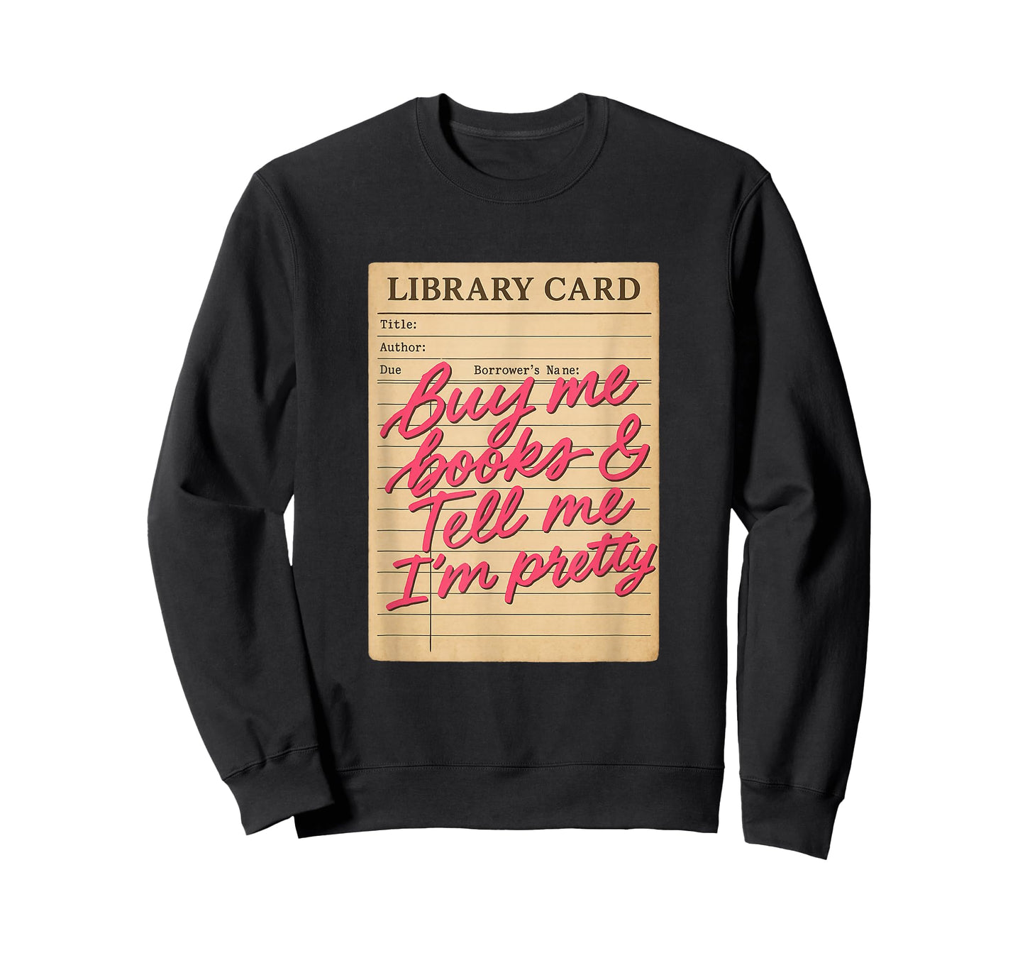 Library Card Books and Compliments Fuel My Soul T-Shirt