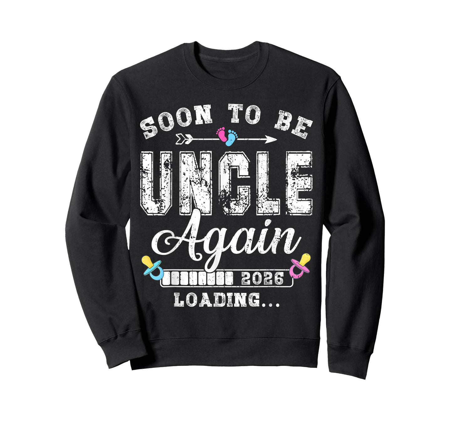 Soon to Be Uncle Again 2026 Loading Matching Family T-Shirt