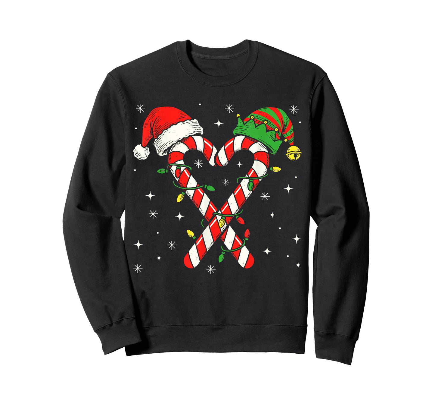 Family Christmas Pajama Candy Cane Christmas Kids Women Men T-Shirt