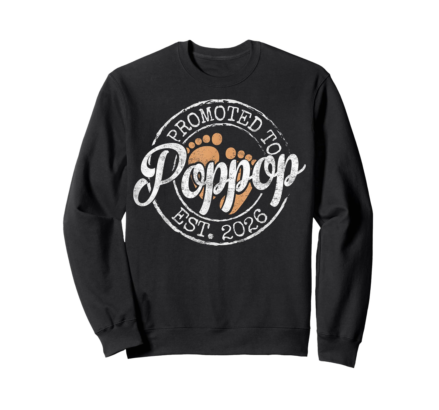 Promoted to Poppop Est 2026 First Time Grandpa to Be T-Shirt