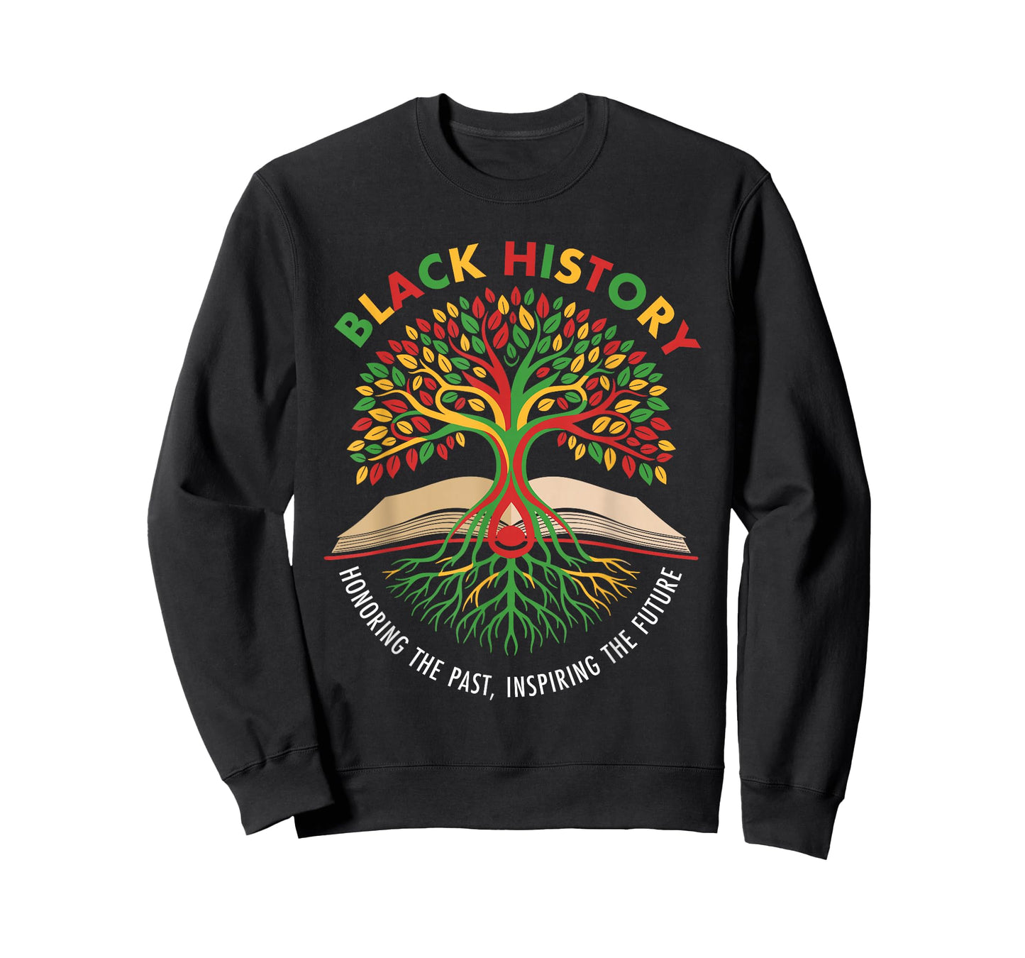 Honoring Past Inspiring Future Men Women Black History Month T-Shirt