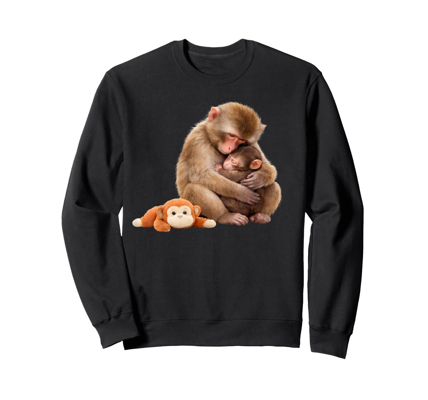 Punch The Monkey Cuddling Stuffed Animal Meme Viral Internet T-Shirt