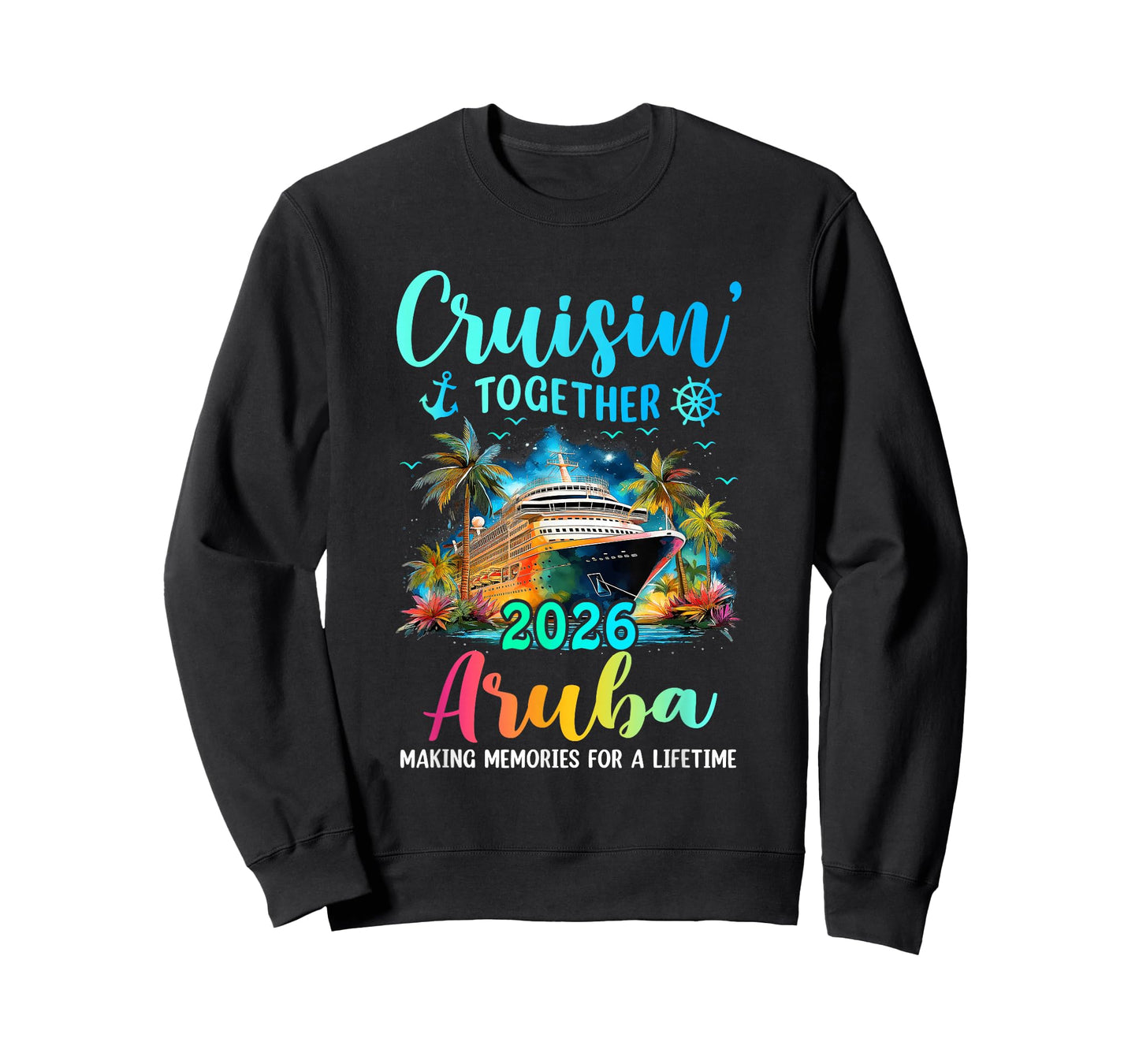 Cruisin' Together Aruba 2026 Family Cruise Vacation T-Shirt