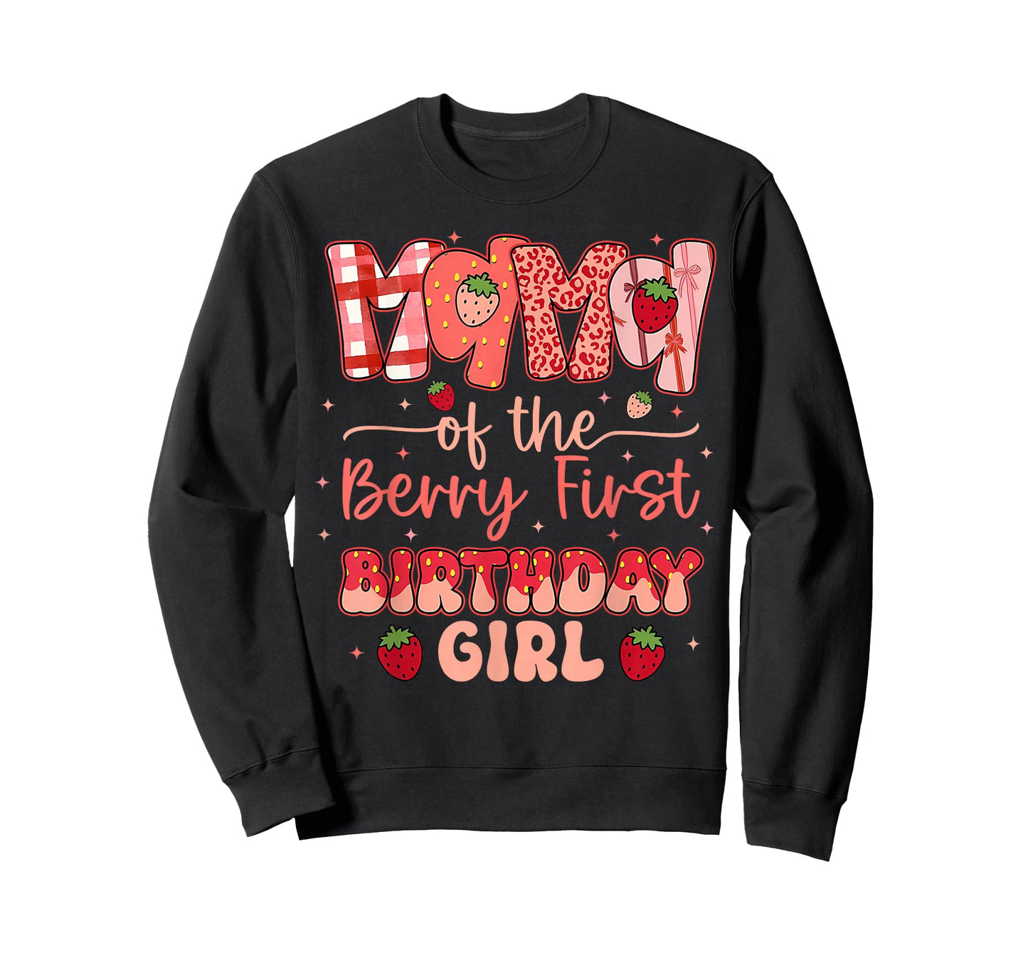 Mama of The Berry First Birthday Girl Strawberry Mom Women T-Shirt
