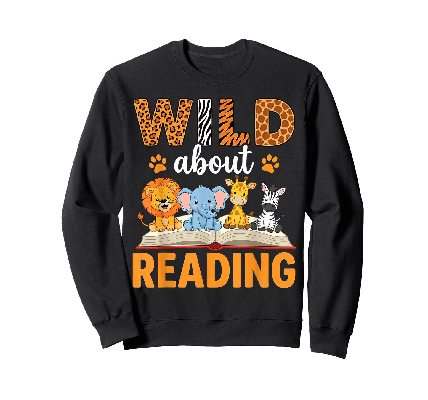 Wild About Reading Reading Books Lovers Reader Librarian T-Shirt