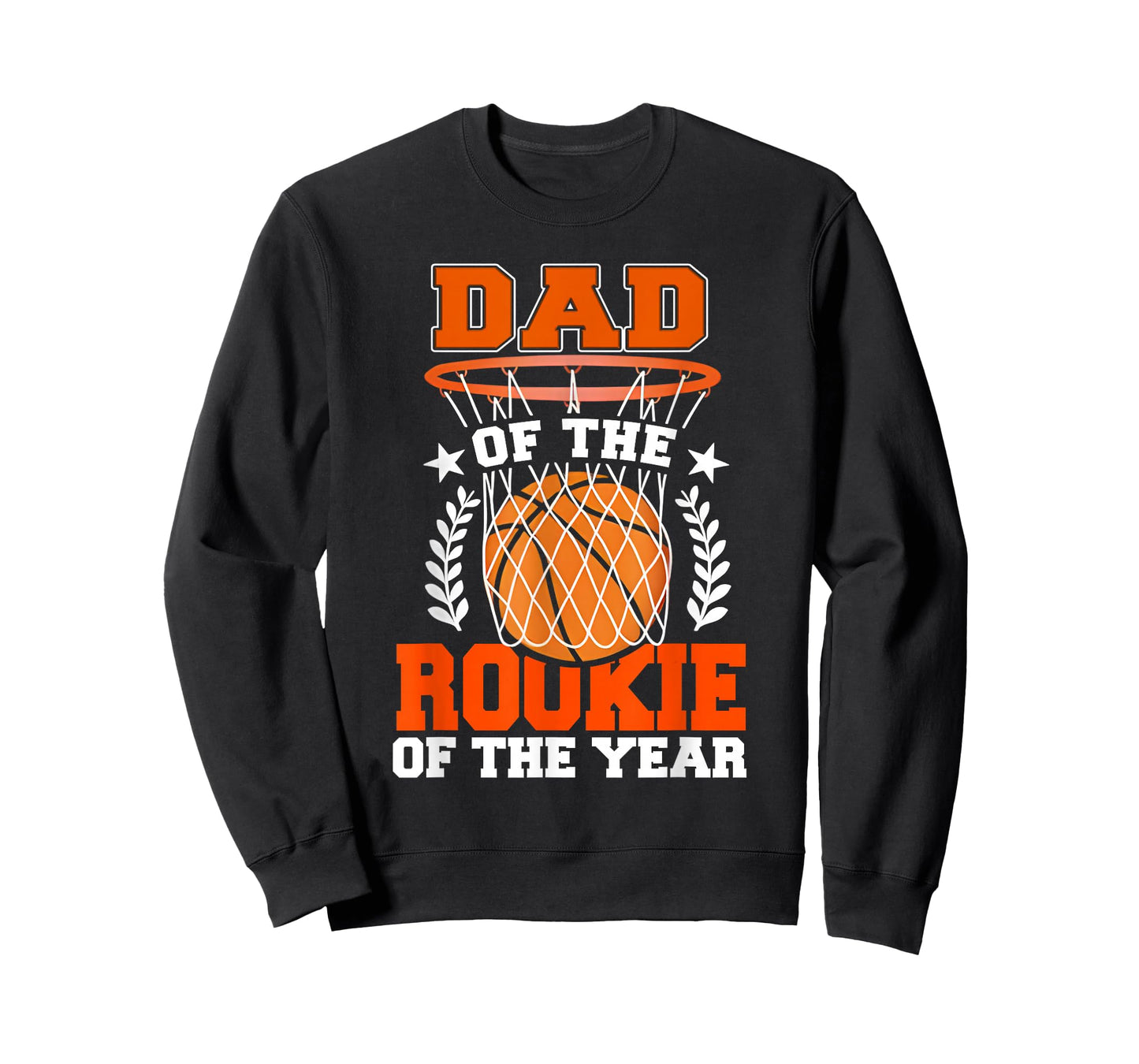 Dad of Rookie 1st Basketball Bday Theme Matching T-Shirt