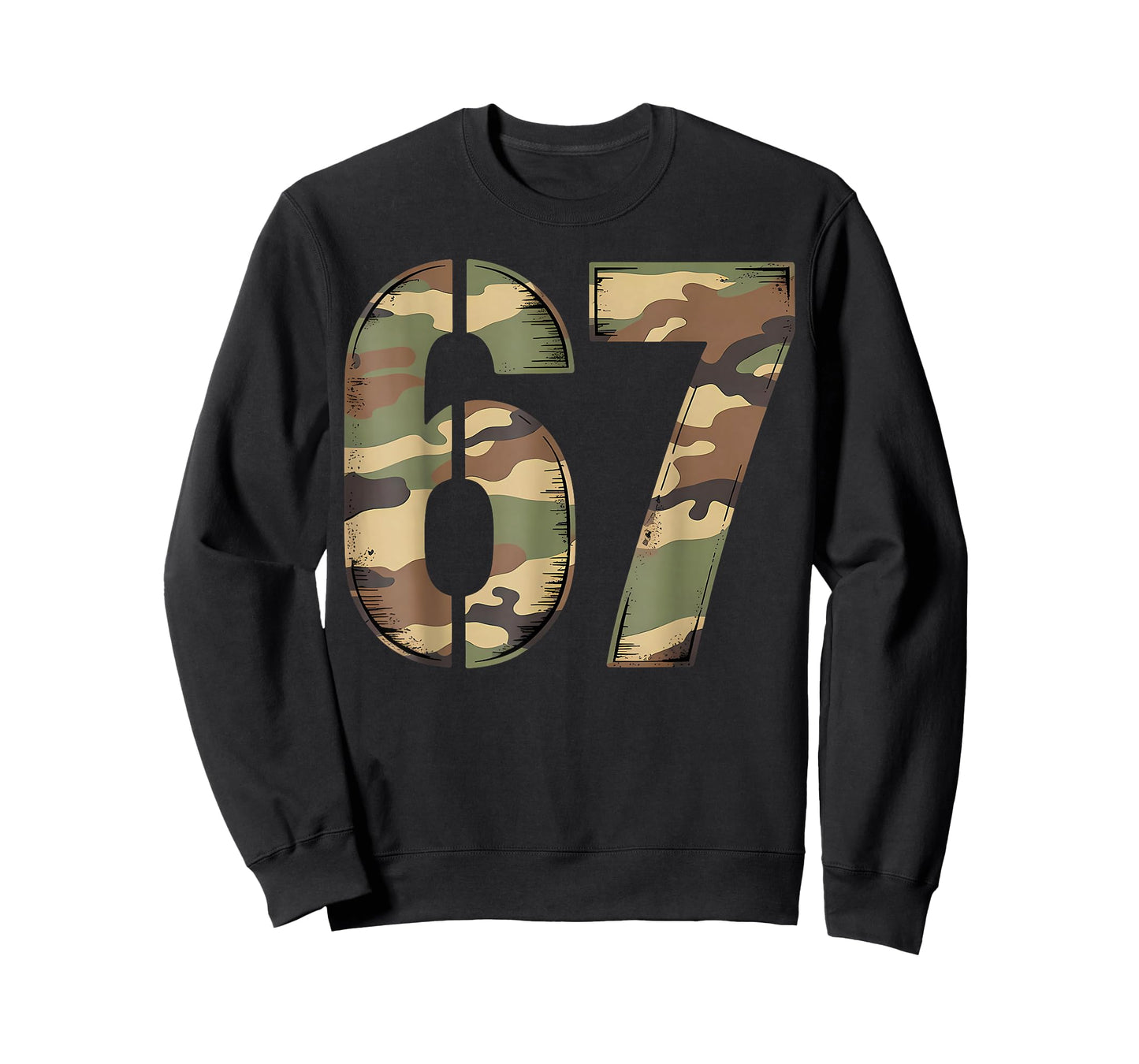 67 Hunting Camo Six Seven 6 7 Meme Camouflage 67 T-Shirt