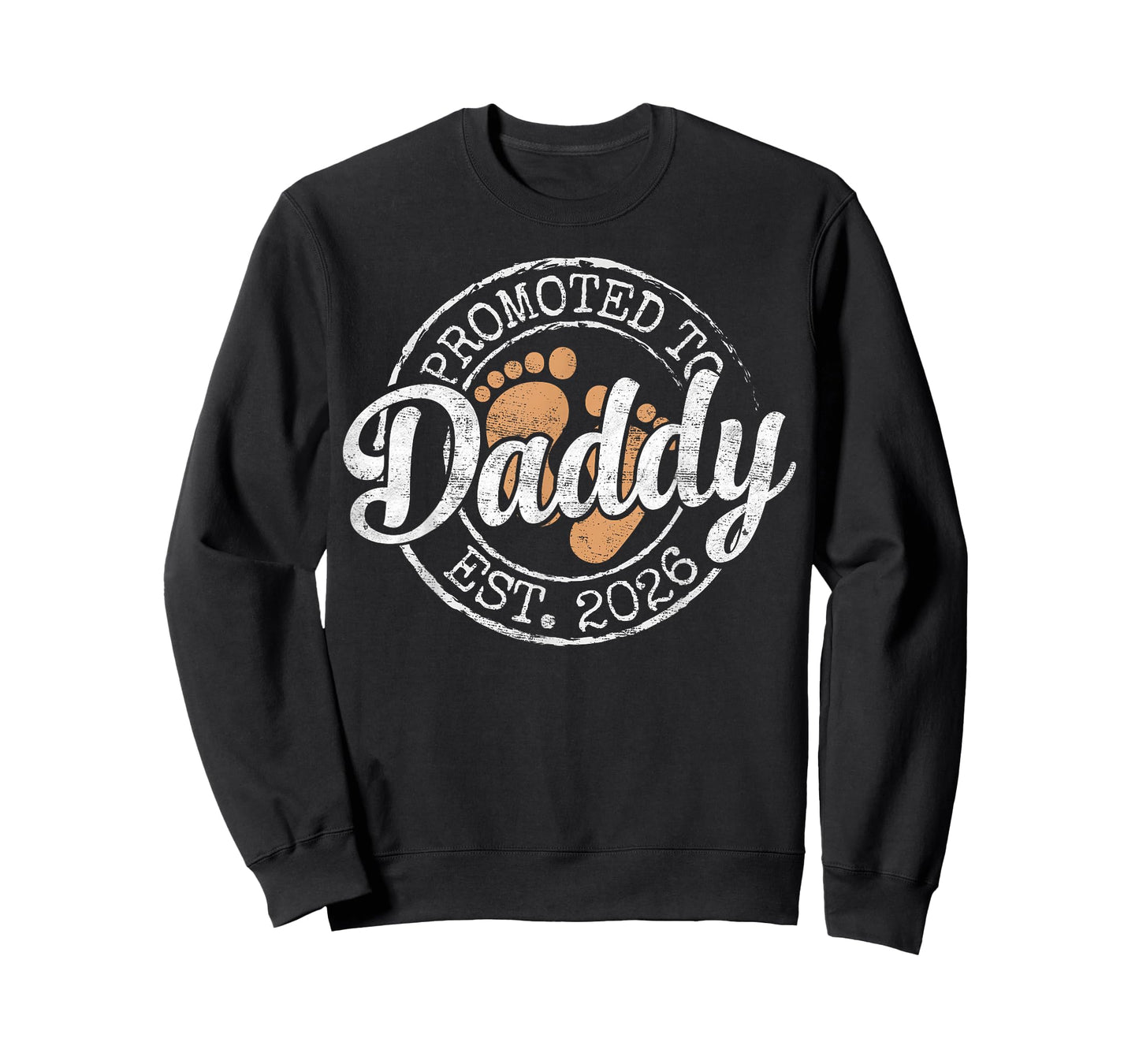 Promoted to Daddy Est 2026 Stamp First Time Dad to Be T-Shirt