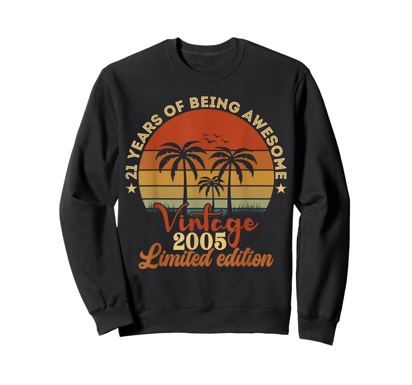 Vintage 2005 Limited Edition 21-Year-Old Male 21st Birthday T-Shirt