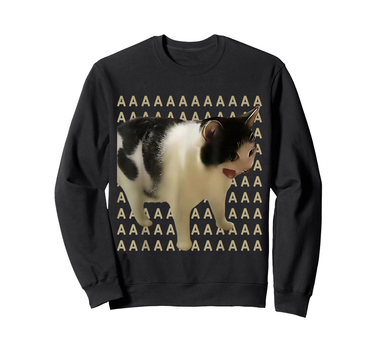 Funny Screaming Cat Meme Dank Meme Silly Cat T-Shirt