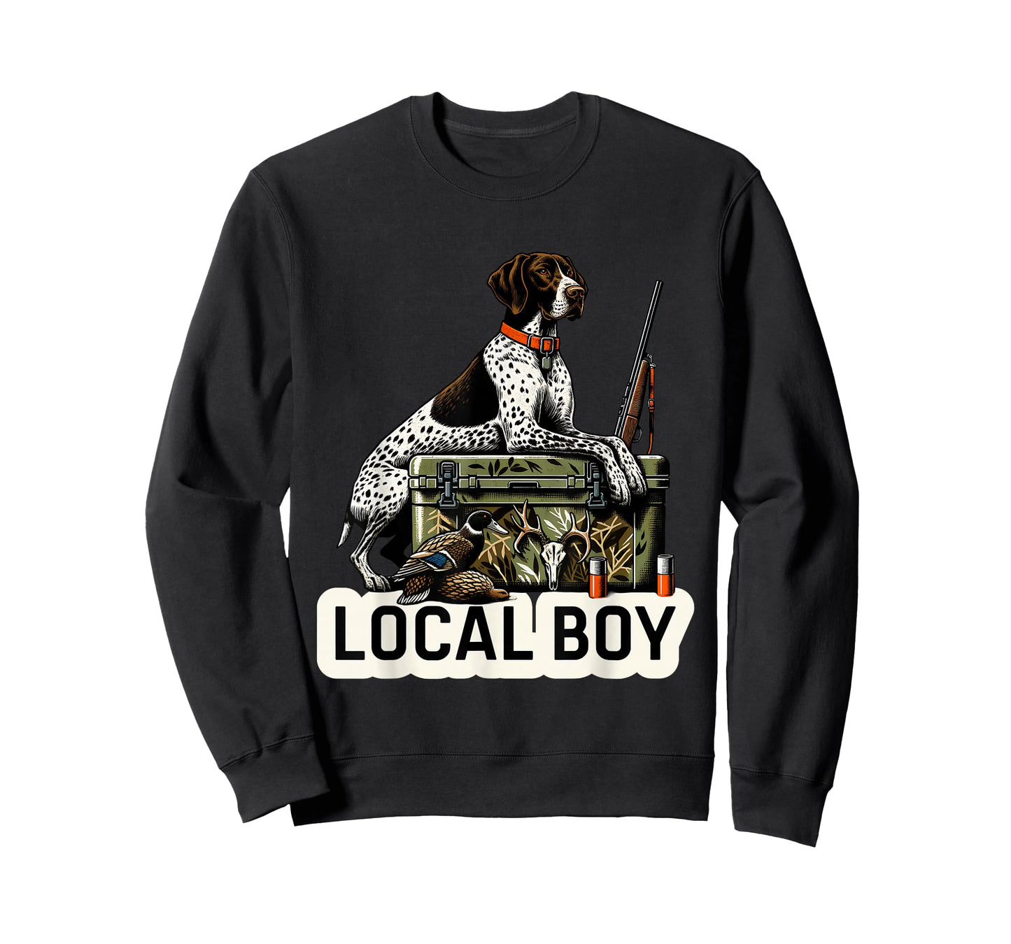 Local Boy German Shorthaired Pointer Dog Duck Hunting T-Shirt