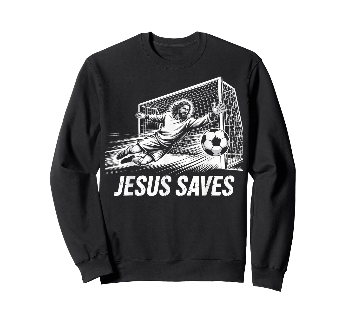 Soccer Goalie Goalkeeper Jesus Saves Christian Soccer Player T-Shirt