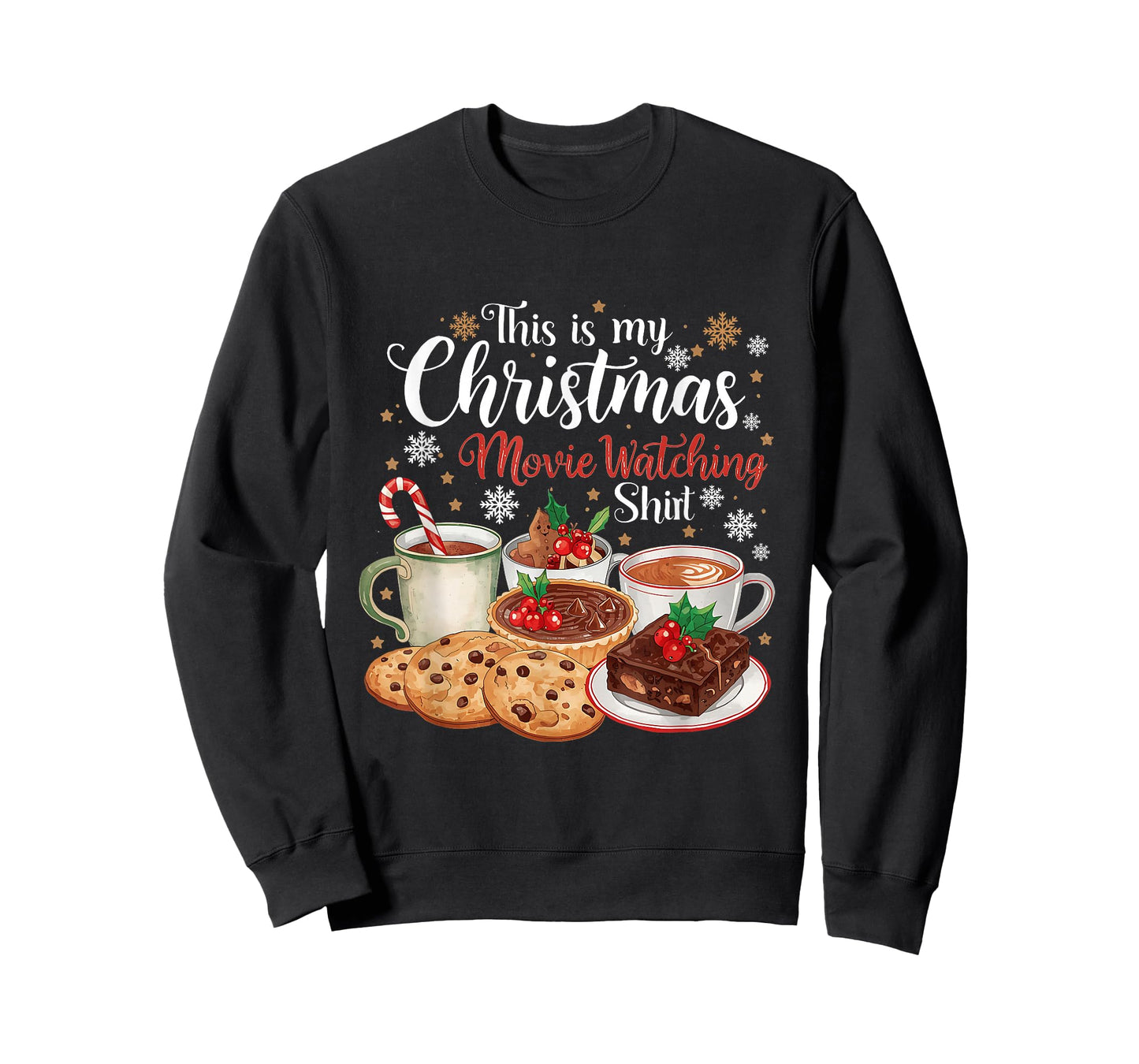 This is My Christmas Movie Watching Design T-Shirt