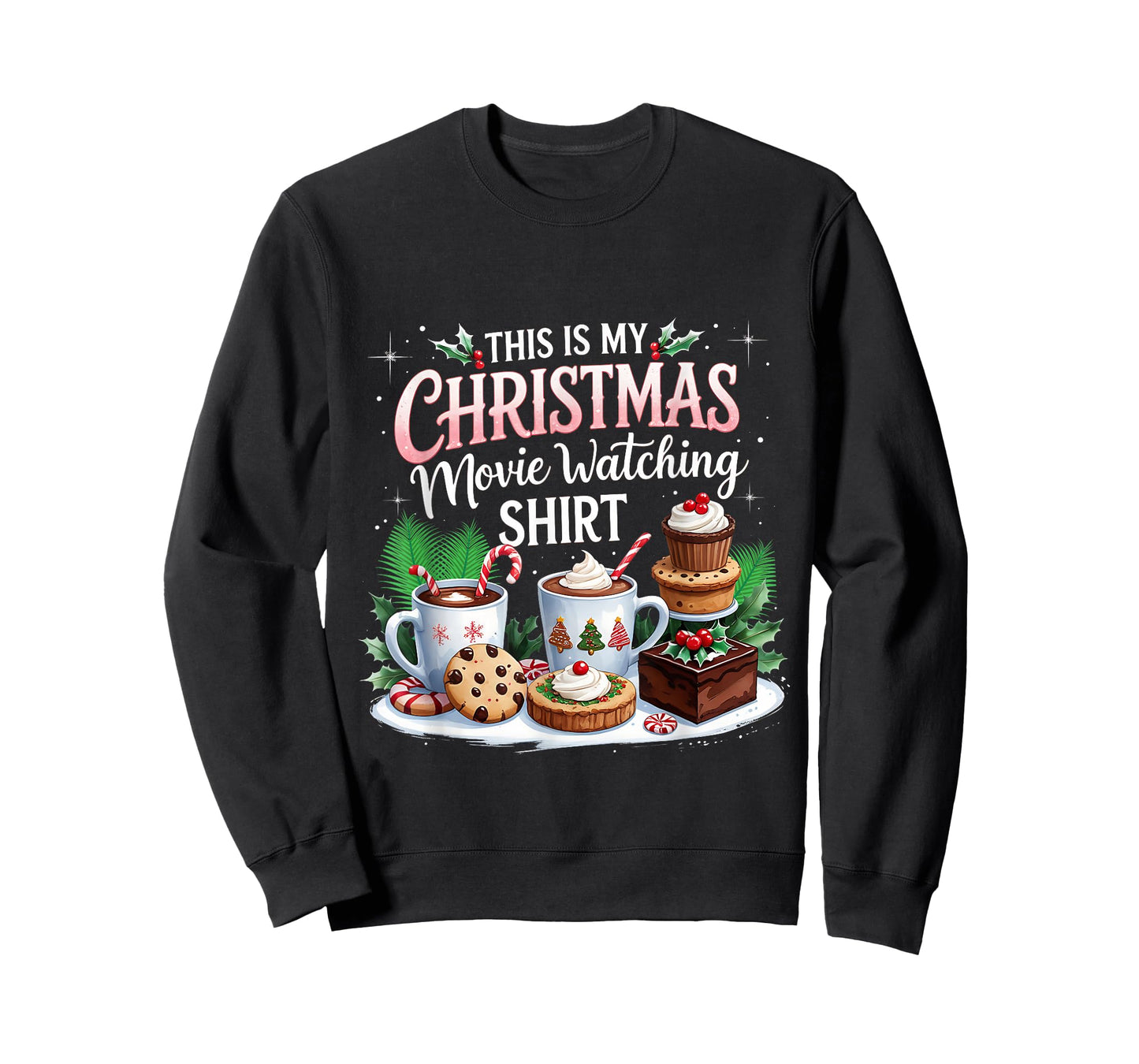 This is My Christmas Movie Watching Design T-Shirt