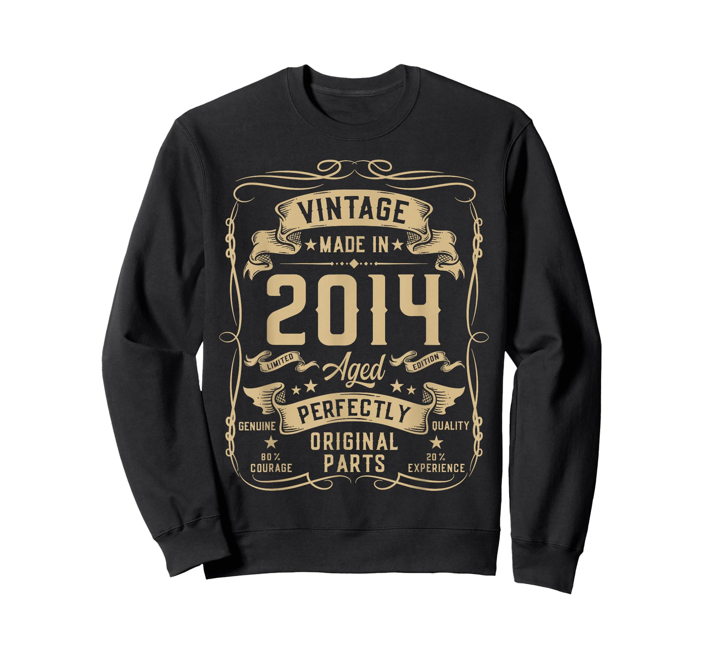 Vintage 2014 12yr 12th Birthday Gifts Boys Girls 12 Year Old T-Shirt
