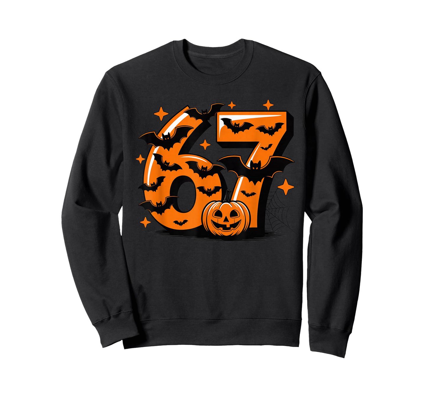 Fun Six Seven 6 7 Meme Design Halloween Funny T-Shirt