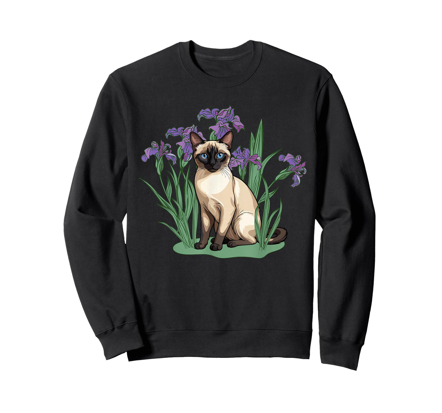 Siamese Cat Flowers Siamese Cat Owner Siamese Cat Lover T-Shirt