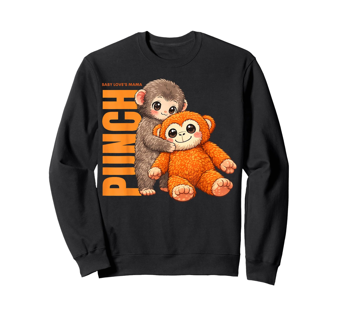 Cute Baby's Love Mama Punch Monkey T-Shirt