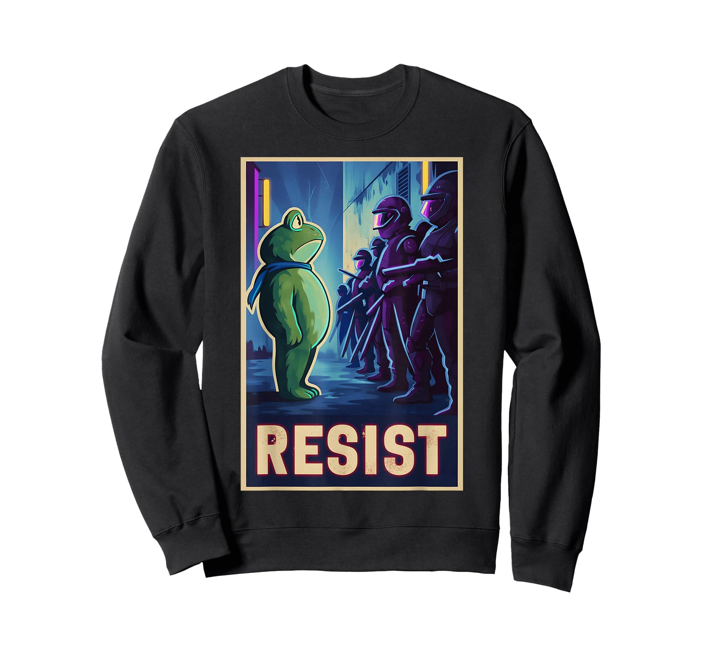 Funny Portland Frog Protest Activist Nature Eco Movement T-Shirt