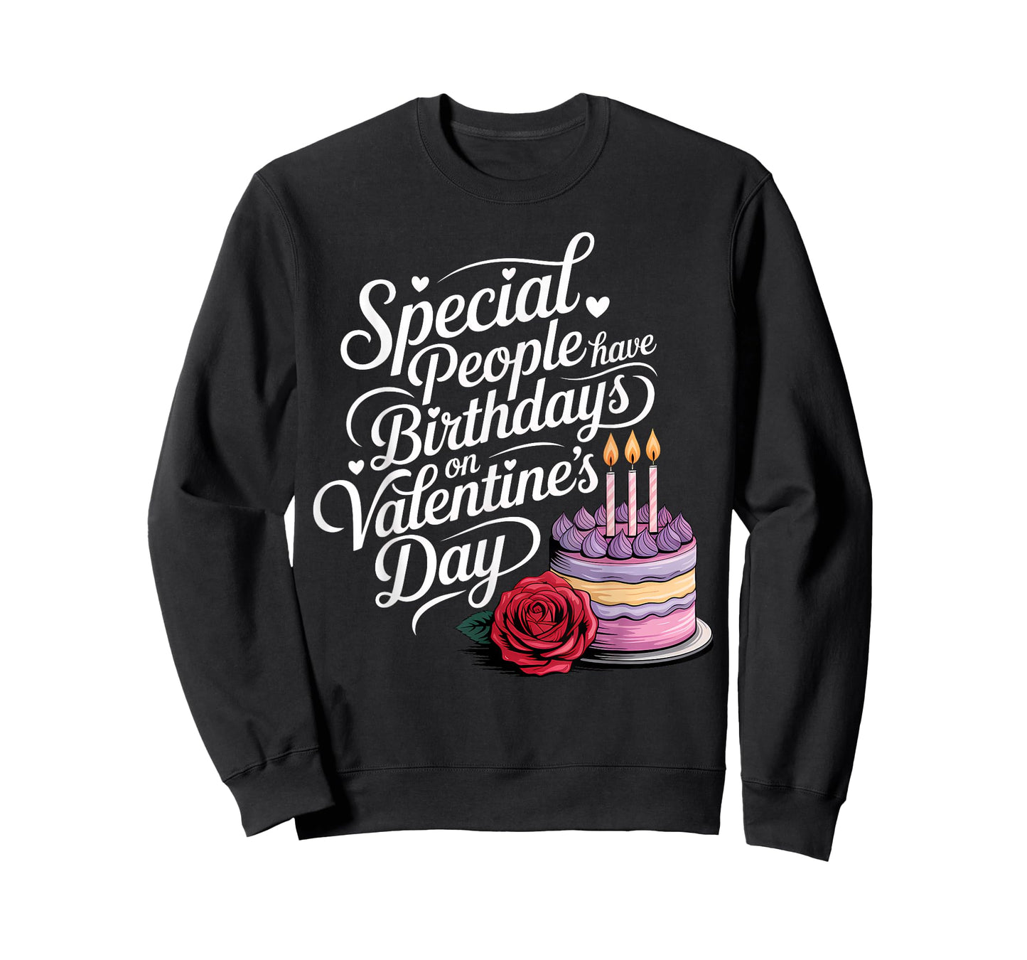 Born on February 14 Special Birthday for Women Men Kids T-Shirt