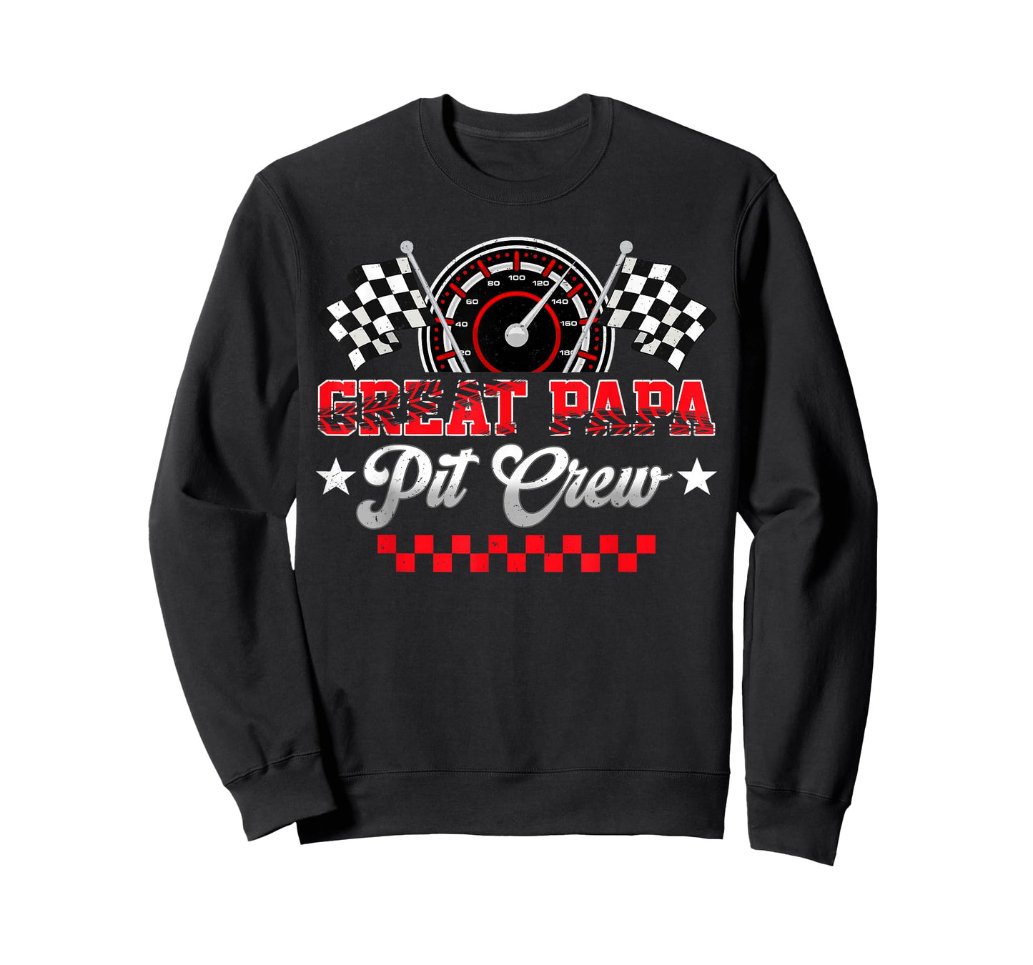 Race Car Birthday Party Family Great Papa Pit Crew T-Shirt