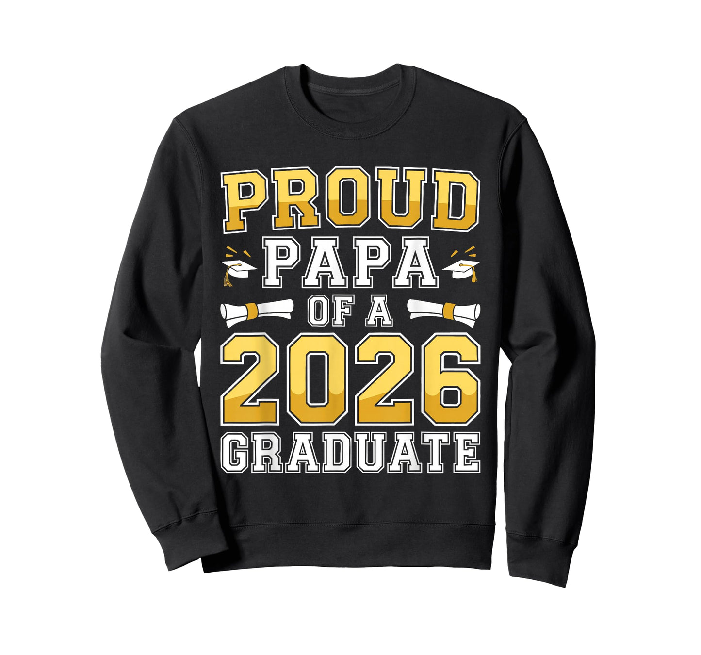 Proud Papa of A 2026 Graduate Shirt Class of 2026 Graduation T-Shirt