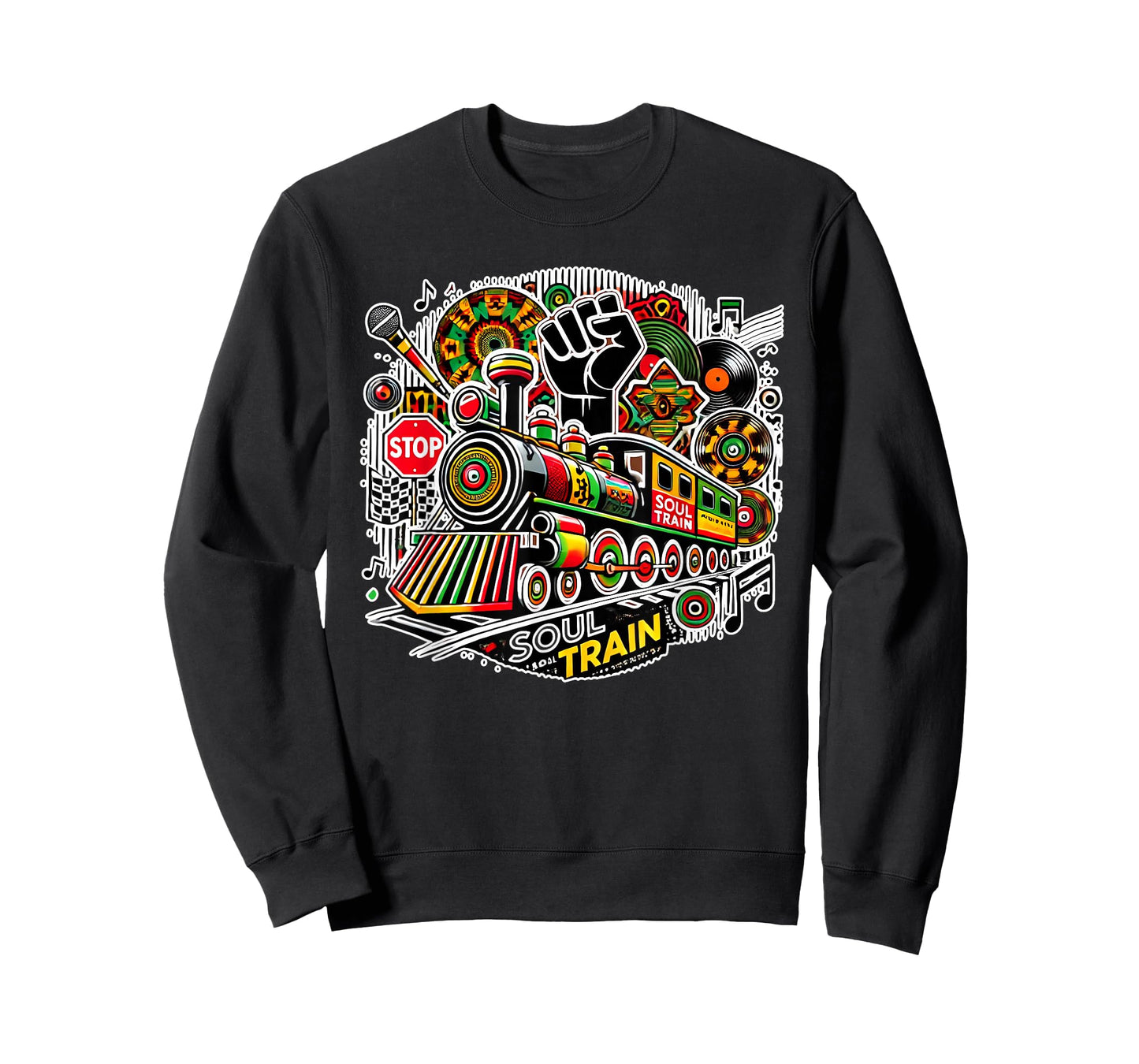 Soul Train African American Melanin Africa Black History T-Shirt