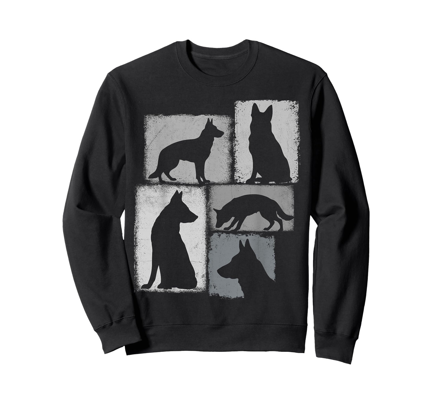 Shepherd Vintage Collage German Shepherd Mom Dad Dog Lover T-Shirt