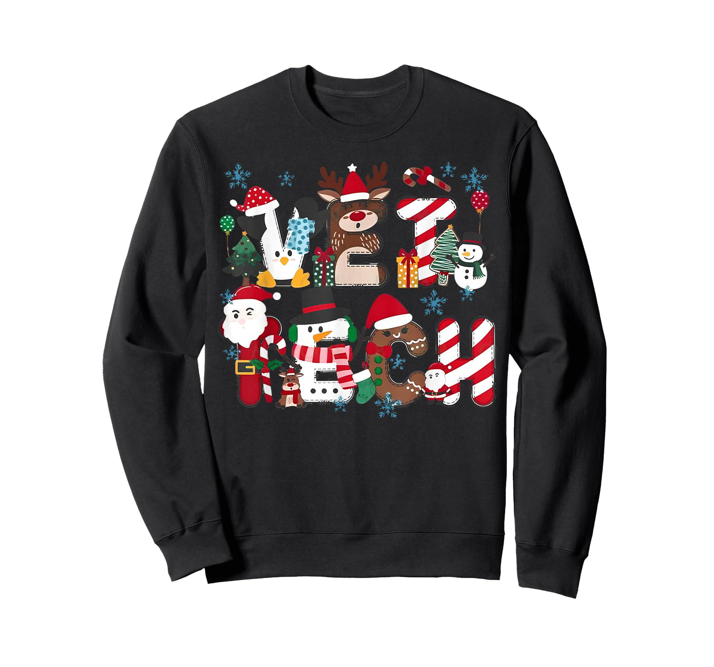 Vet Tech Christmas Veterinary Tech Medicine Veterinarian T-Shirt