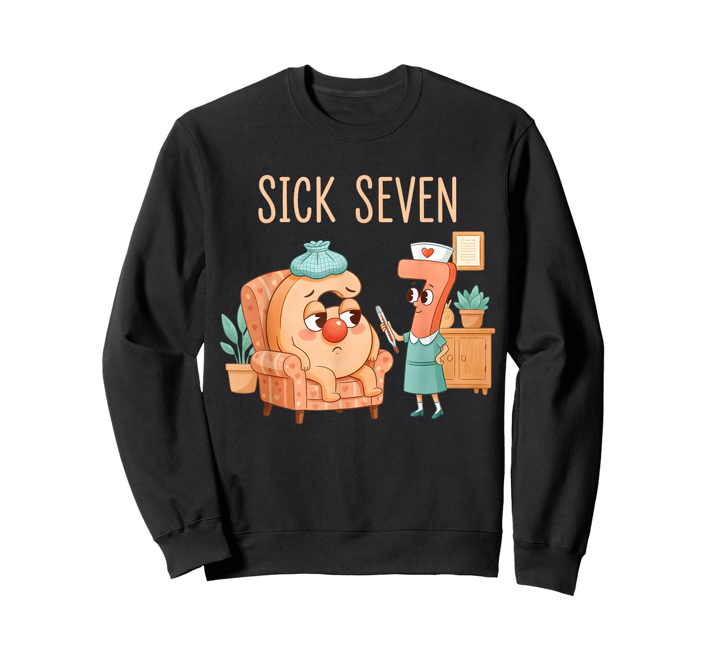 Six Seven 6 7 Funny 67 Gen Alpha Slang 6-7 Meme Nurse T-Shirt